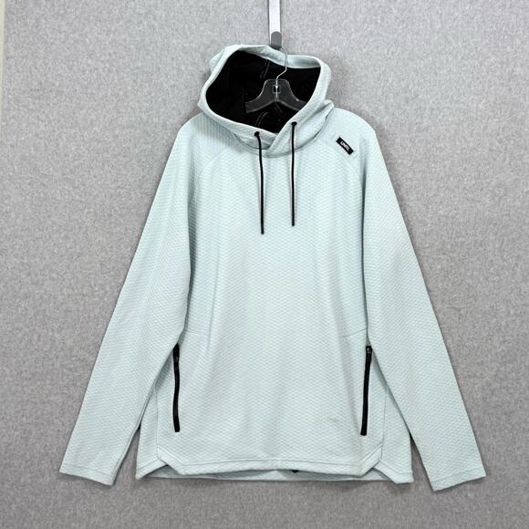 UNRL Elevation Hoodie Size XL Textured Pullover Active Athleisure Training Blue - Picture 3 of 16